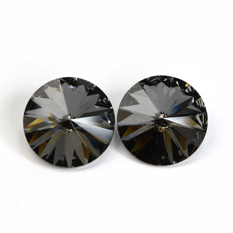 Preciosa - 14mm Rivoli - Crystal Nightfall (2)