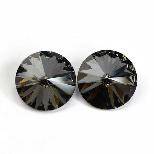 Preciosa - 14mm Rivoli - Crystal Nightfall (2)