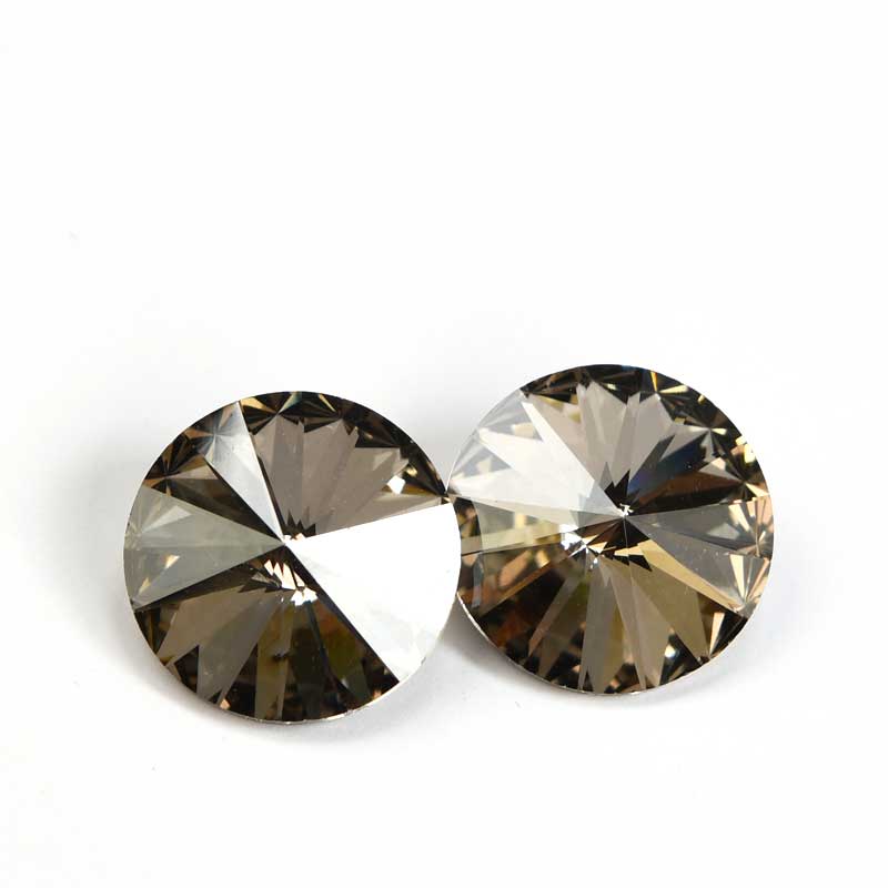 Preciosa - 12mm Rivoli - Crystal Velvet (2)