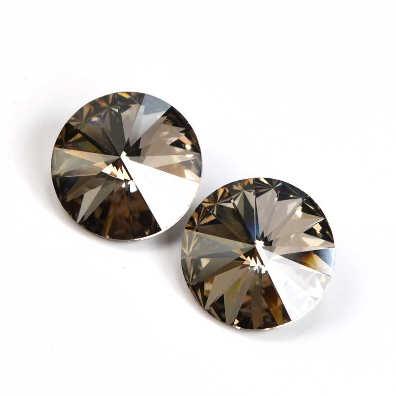 Preciosa - 14mm Rivoli - Crystal Velvet (2)