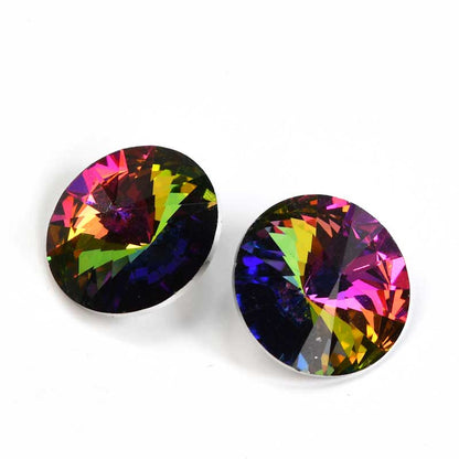 Preciosa - 12mm Rivoli - Crystal Vitrail Medium (2)