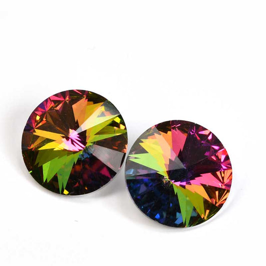 Preciosa - 14mm Rivoli - Crystal Vitrail Medium (2)