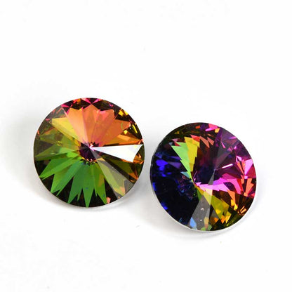 Preciosa - 14mm Rivoli - Crystal Vitrail Medium (2)