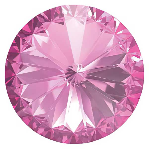 Preciosa - 14mm Rivoli - Rose (2)