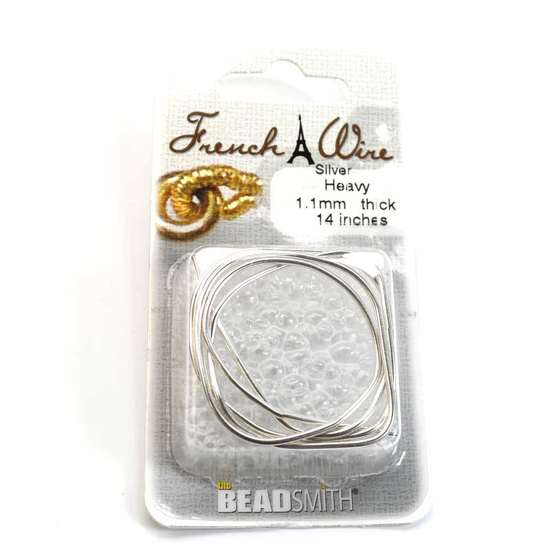 French Wire -  Heavy - Silver (Pack)