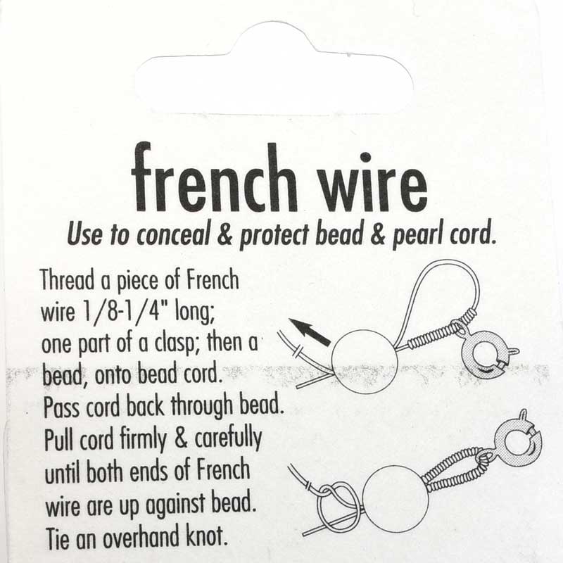 French Wire -  Heavy - Silver (Pack)