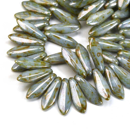 Fringe Beads Dagger Beads - 16mm - Seamonster (25)