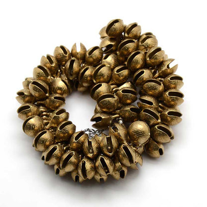 14mm Tiger Bell Charm   Brass 5