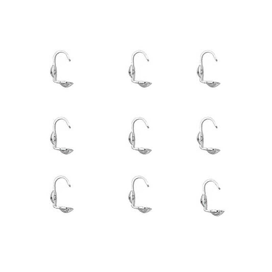 Clamshell Bead Ends -   - Sterling (5)