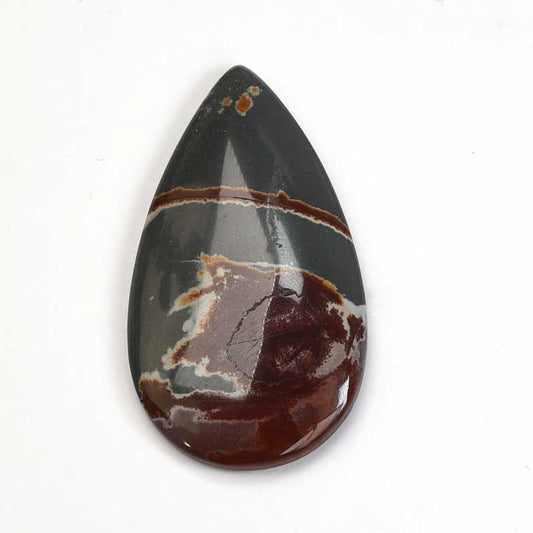 OOAK - Cabochon - 46mm Teardrop - Polychrome Jasper