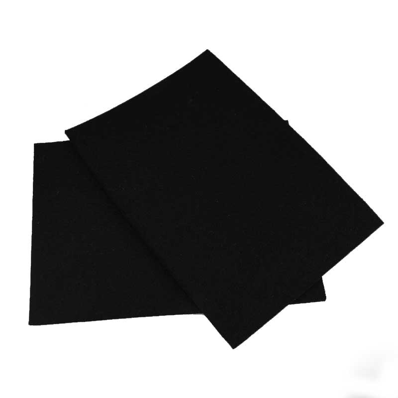 Pure Wool Felt (Extra Thick) - 4x6in - Black