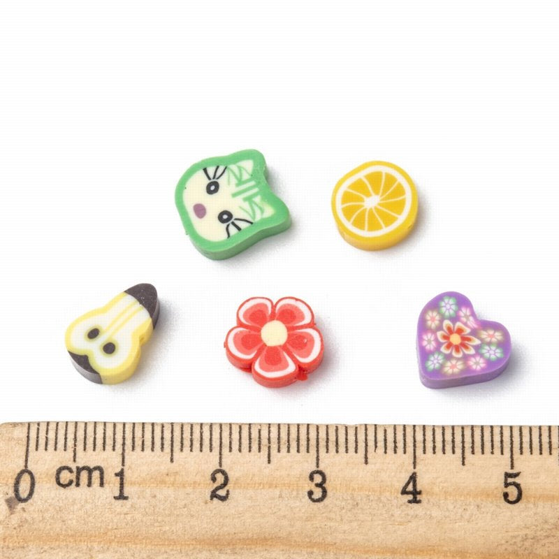 Polymer Clay Vinyl -  Assorted Kawaii Shapes (Pack)
