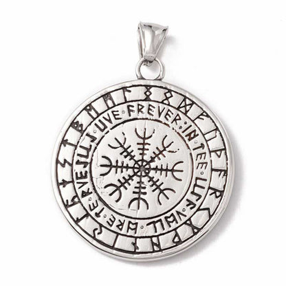 Runic Beast Pend   Stainless Steel Each