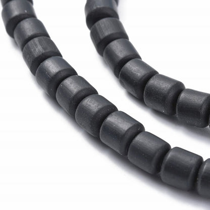 Polymer Clay Vinyl - Tubes - Black (strand)