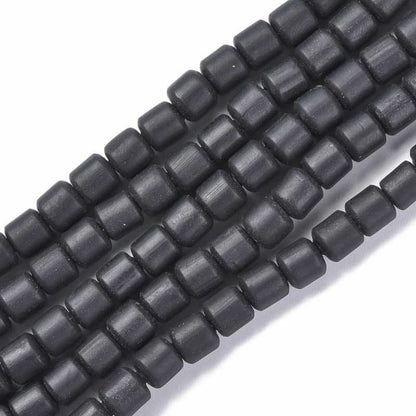 Polymer Clay Vinyl - Tubes - Black (strand)
