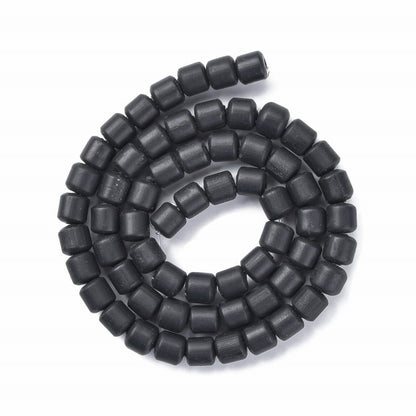Polymer Clay Vinyl - Tubes - Black (strand)