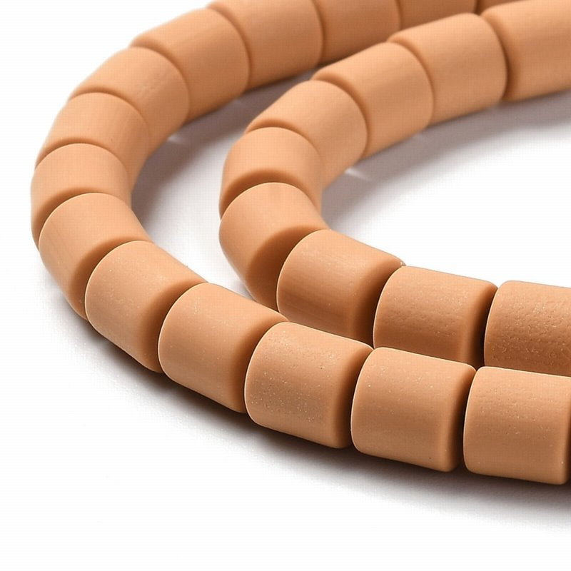 Polymer Clay Vinyl - Tubes - Tan (strand)
