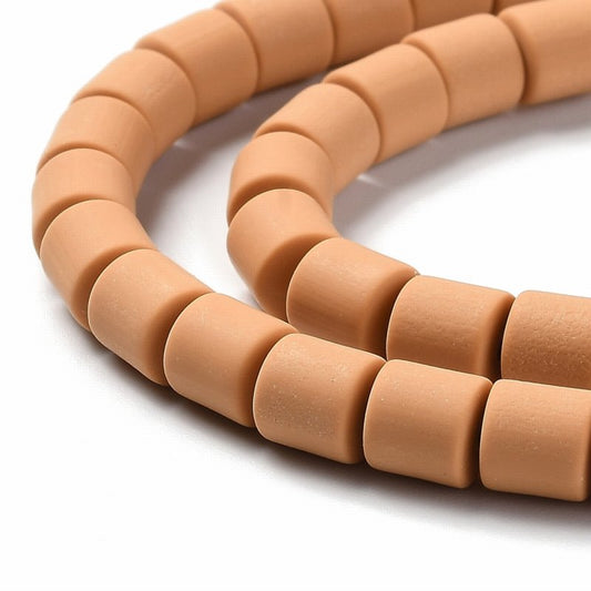 Polymer Clay Vinyl - Tubes - Tan (strand)