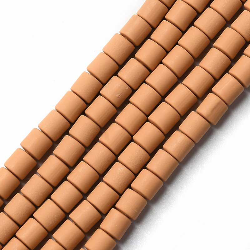 Polymer Clay Vinyl - Tubes - Tan (strand)