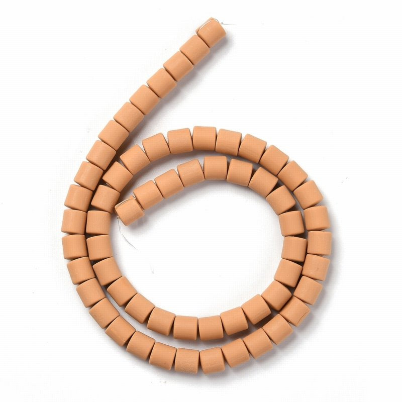 Polymer Clay Vinyl - Tubes - Tan (strand)