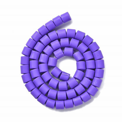 Polymer Clay Vinyl - Tubes - Violet Purple (strand)