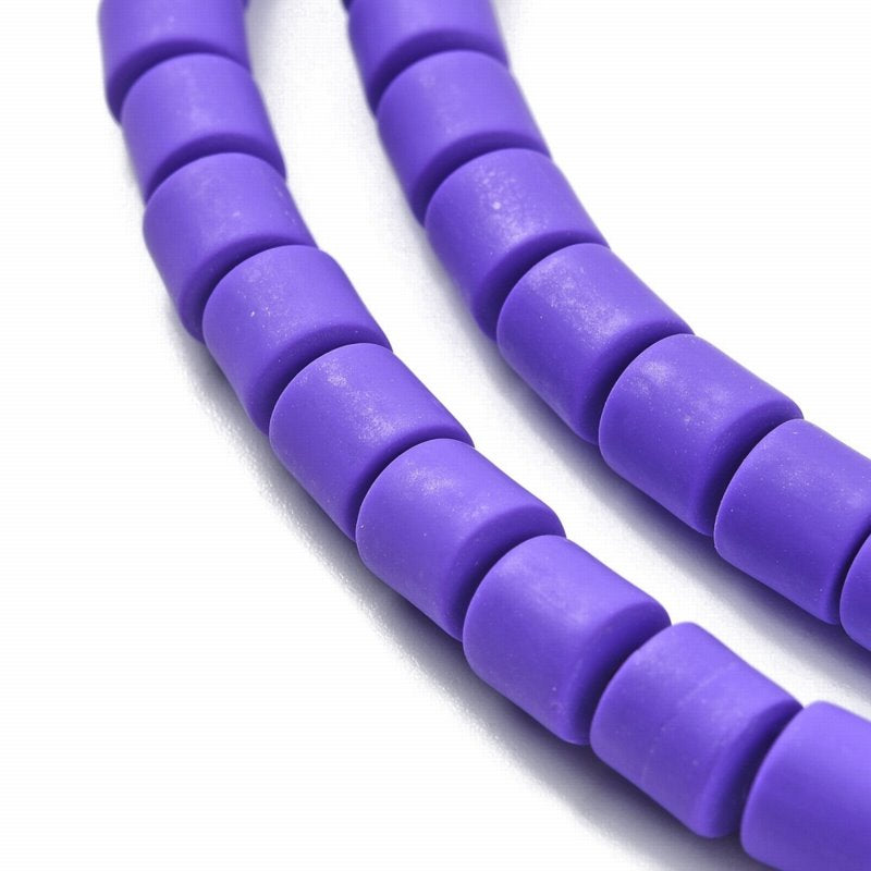 Polymer Clay Vinyl - Tubes - Violet Purple (strand)
