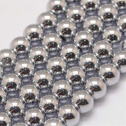 Magnetic Hematite   8mm Round 16in