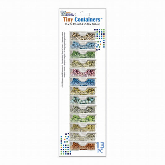Elizabeth Ward Bead Storage Solutions -  Tiny Containers (Pack of 13)