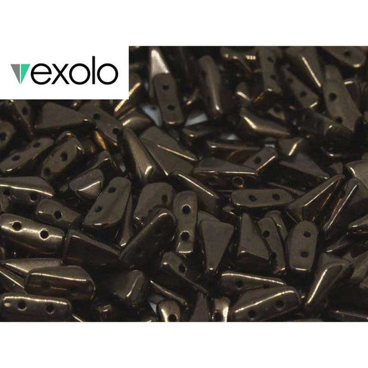 Shaped Beads -  Vexolo - Jet Bronze