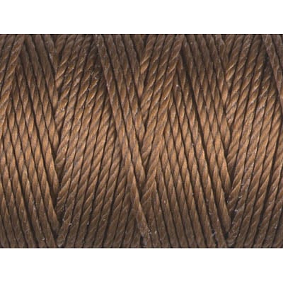 C-Lon Bead Cord - Chestnut - Heavy