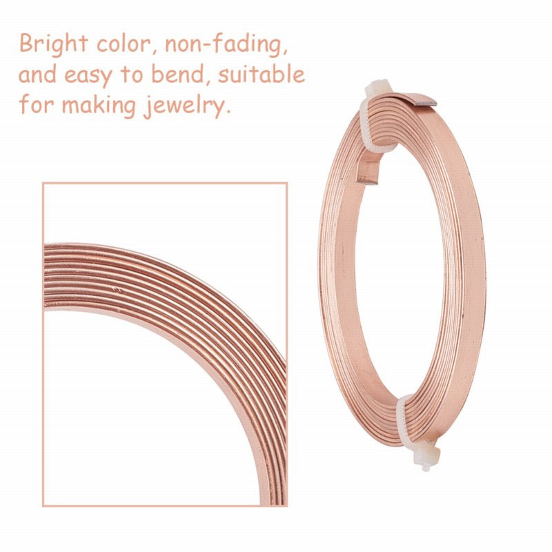 Craft Wire - ga - Flat - Copper Peach
