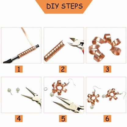 Craft Wire - ga - Flat - Copper Peach