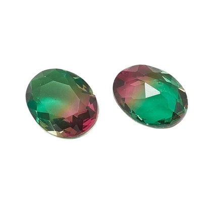 Fancy Rhinestone - 13x18mm Faceted Oval - Poison Apple (2)