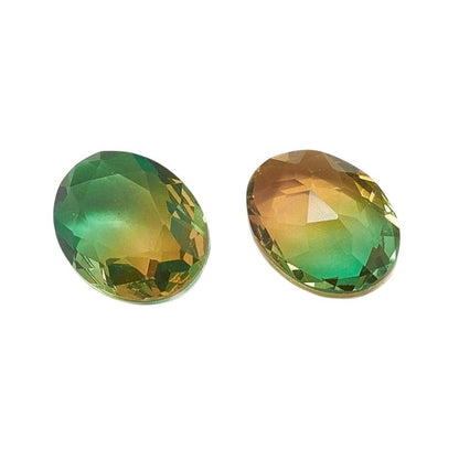 Fancy Rhinestone - 13x18mm Faceted Oval - Summer Heart (2)