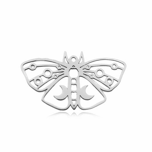Moon Moth Pend   Stainless Steel Each