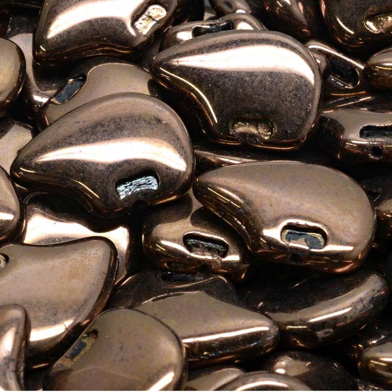 Glass Beads - Polar Bear - Dark Bronze (10)