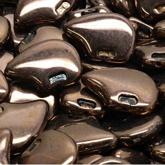 Glass Beads - Polar Bear - Dark Bronze (10)