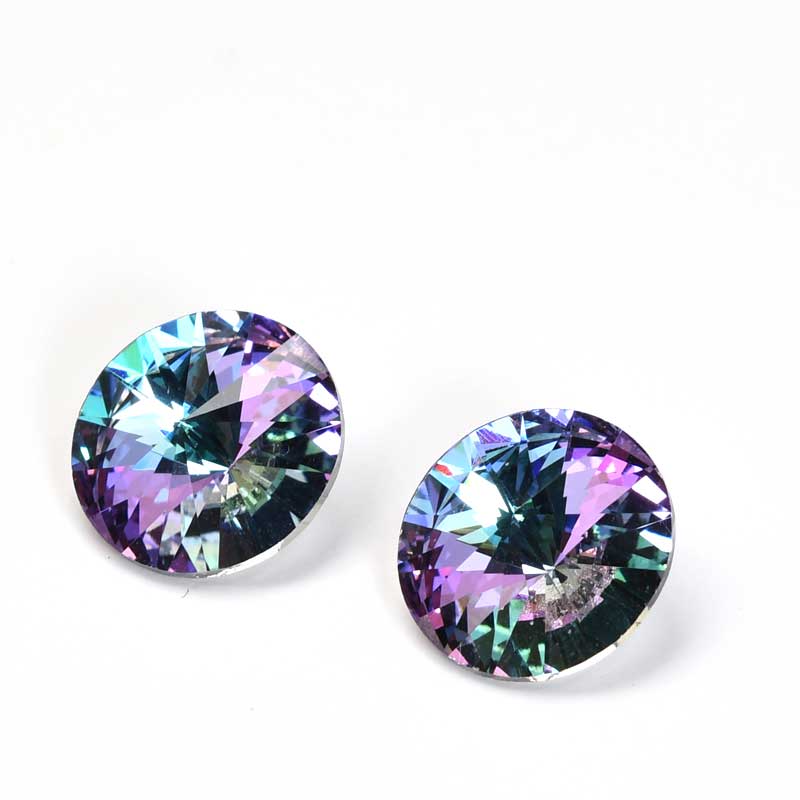 Preciosa Rhinestones - 14mm Rivoli - Crystal Vitrail Light (2)