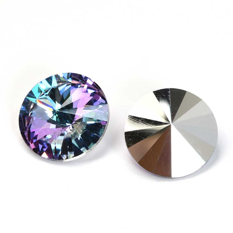 Preciosa Rhinestones - 14mm Rivoli - Crystal Vitrail Light (2)