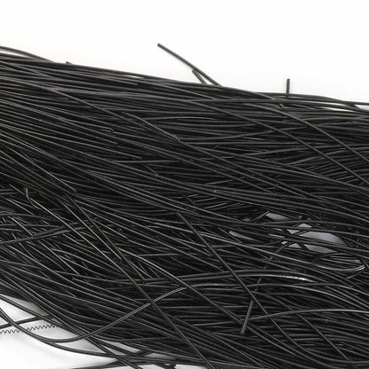 French Wire / Dabka - .5mm Smooth - Licorice (Approx 10m)