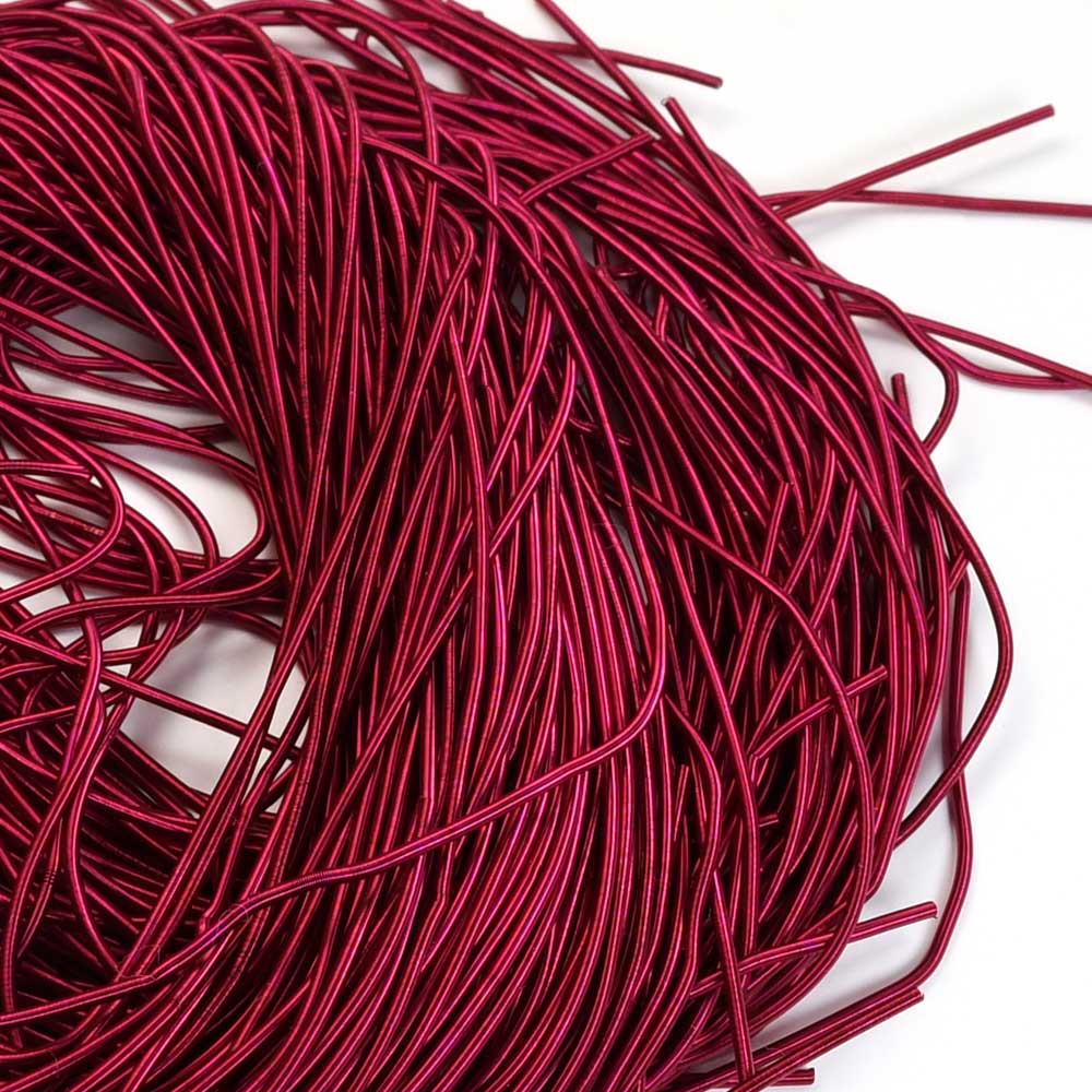 French Wire / Dabka - 1mm Kora / Semi-Matte - Vivacious (Approx 2.5m)