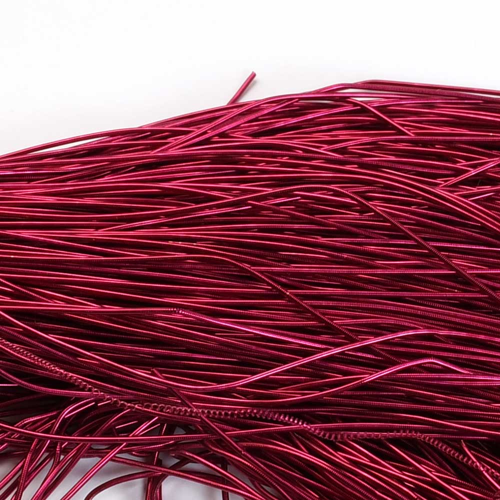 French Wire / Dabka - .5mm Smooth - Berry (Approx 10m)