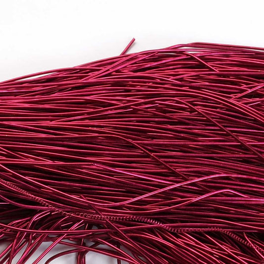 French Wire / Dabka - .5mm Smooth - Berry (Approx 10m)
