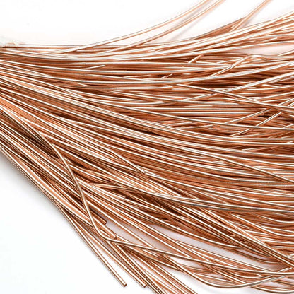 French Wire / Dabka - 1mm Smooth - Salmon Peach (Approx 5m)