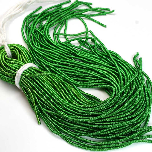 French Wire / Dabka - 2mm Bamboo - Verdant Green (Approx 1.5m)