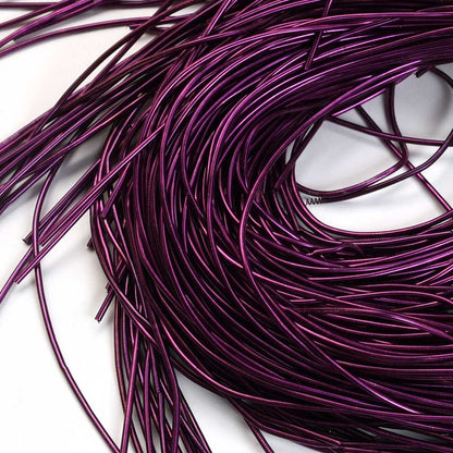 French Wire / Dabka - 1mm Smooth - Purple Potion (Approx 5m)