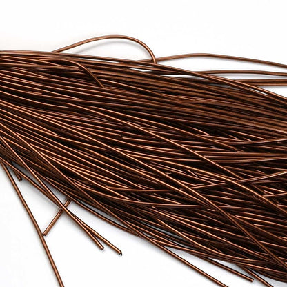 French Wire / Dabka - 1mm Smooth - Chocolate Bronze (Approx 5m)