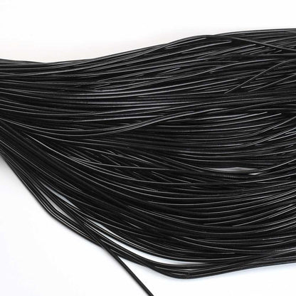 French Wire / Dabka - 1mm Smooth - Licorice (Approx 5m)