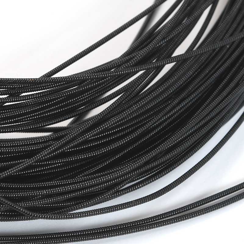 Gijai / Gimp / Stiff Wire - 1mm Smooth - Licorice (2m)