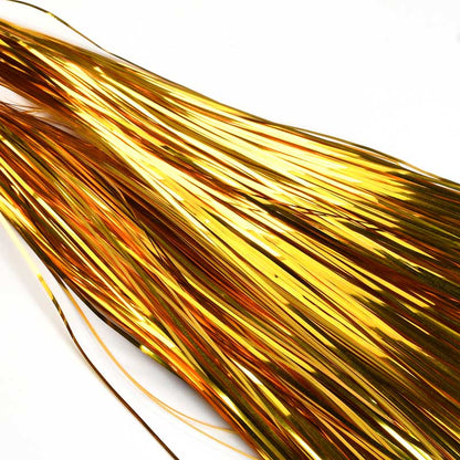 Mukaish Metal Strips - 1mm Flat - Deep Gold (Approx 56ft)